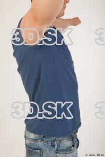 Upper body blue tshirt of Andrew 0008